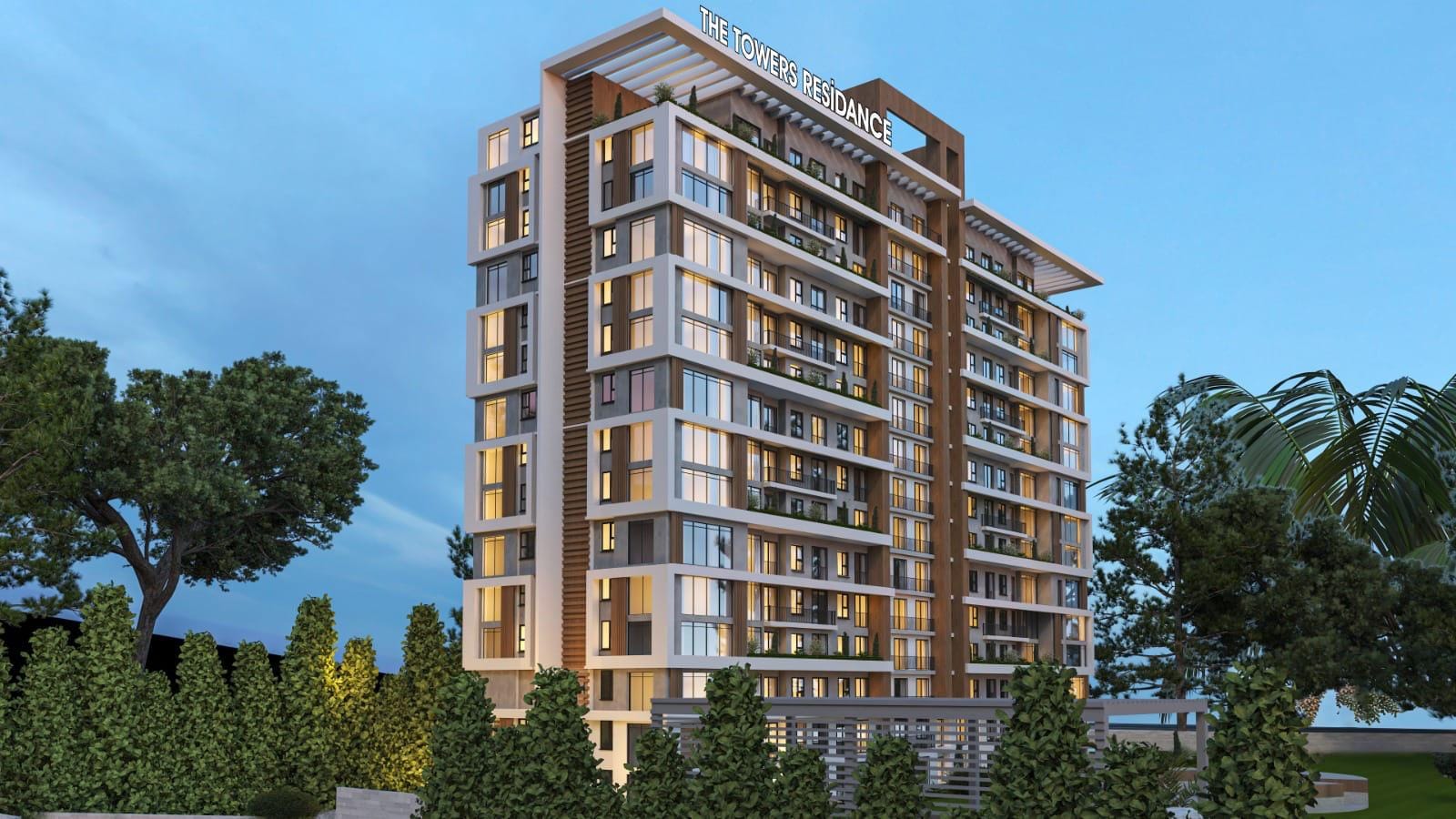 The Towers Residence projesinin dış cephe görseli